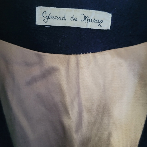 Vtg Upscale Wool Coat - Picture 4 of 7